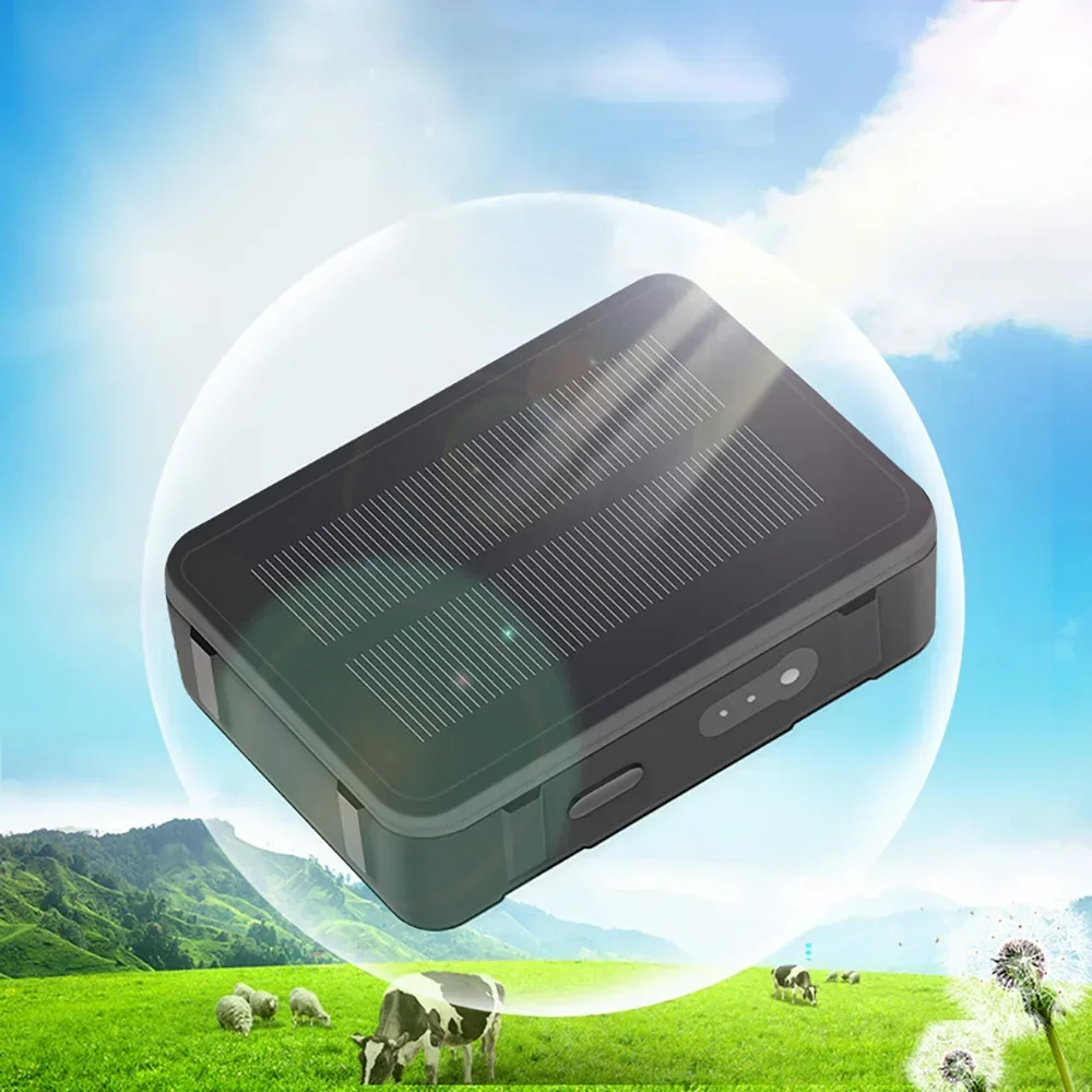 Animal Gps Tracker 4G Solar - 4G Solar Cow Real Time Locator,