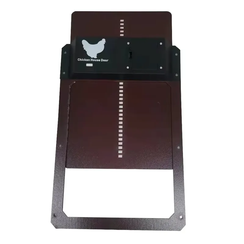 Automatic Chicken Door Opener Solar - Solar Powered Full Plastic Doors Light