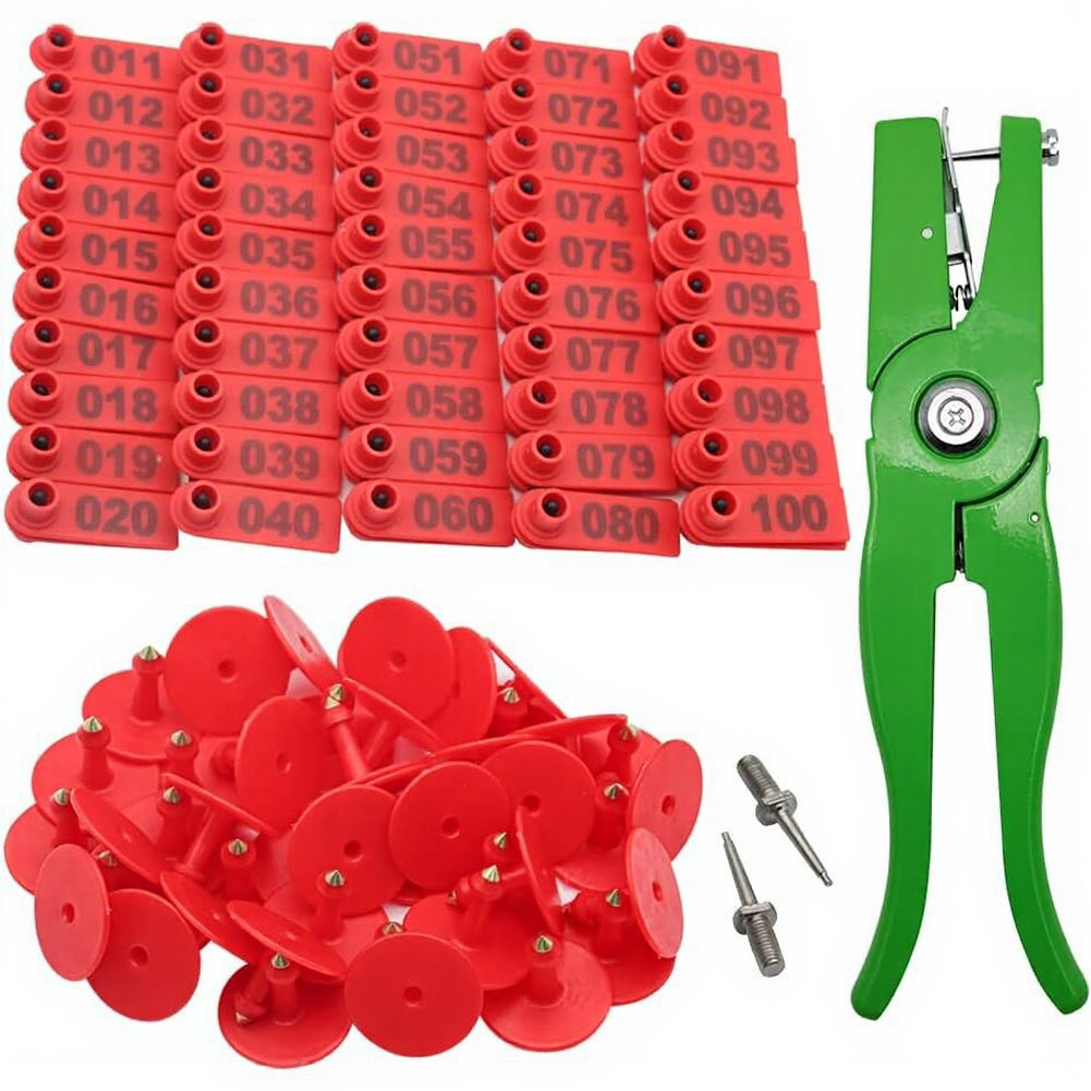 Cattle Ear Tag Applicator - Animal Ear Tagging Pliers 24 cm