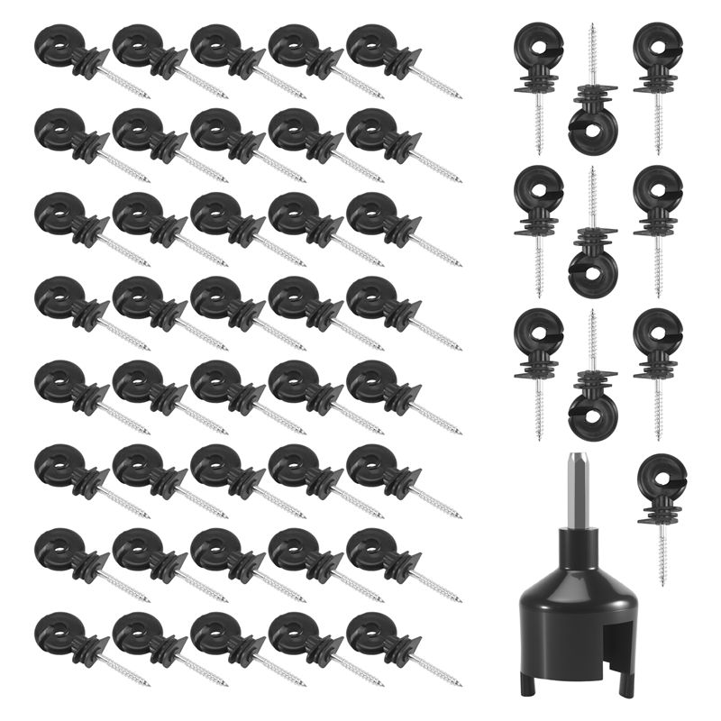 Electric Fence Insulator Post - AT63-Electric Fence Insulator Fence Ring Post