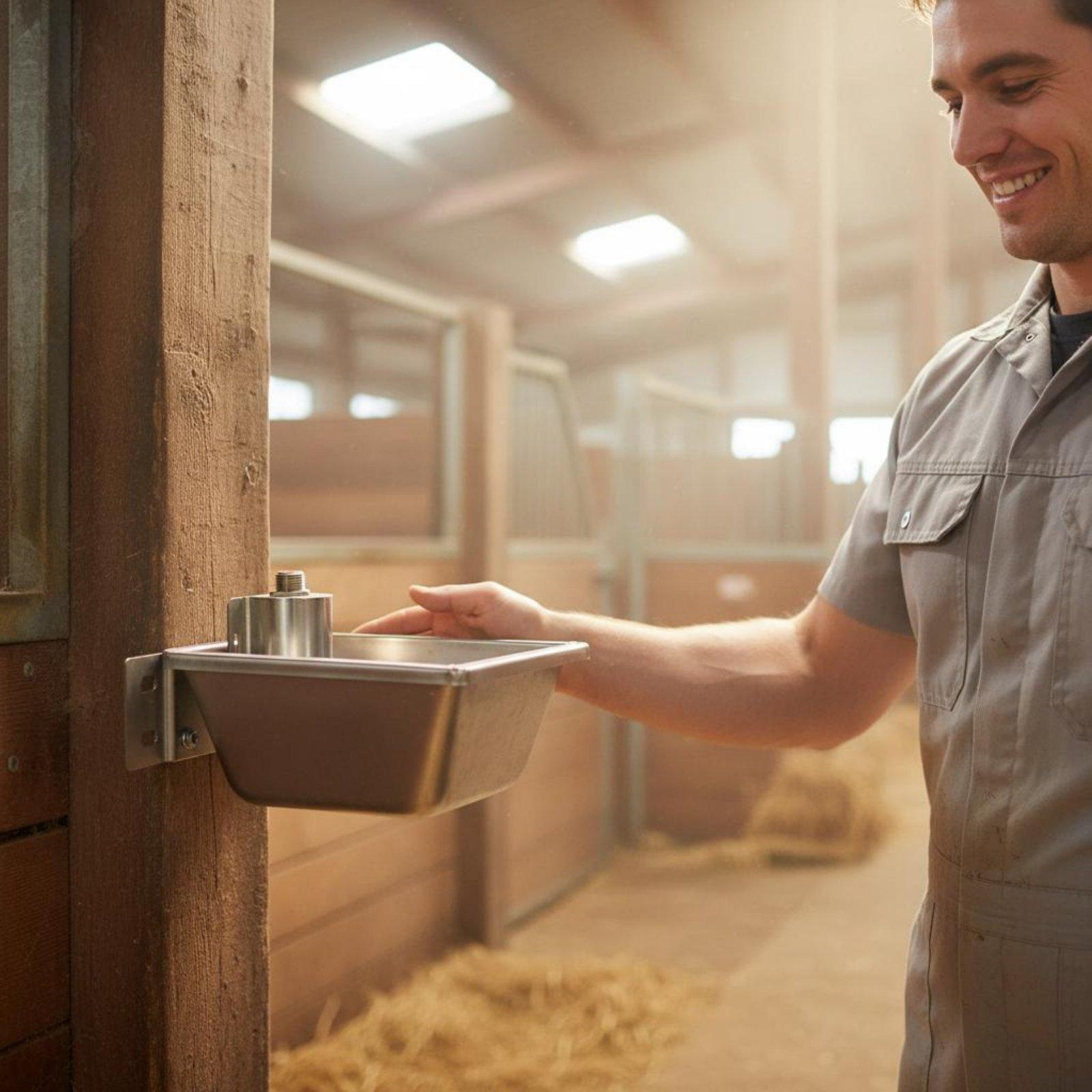 Livestock Water Trough Float Valve - Livestock Drinking Vessel Automatic Water Bowl