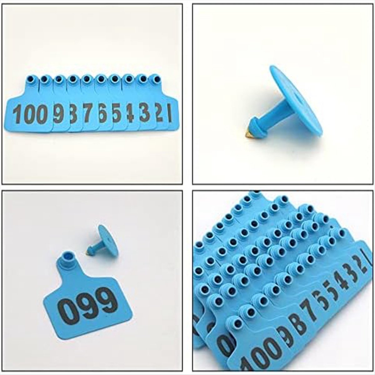 KSOL Cattle Ear Tags 001-100 N - Cattle Ear Tag Applicator recension och pris