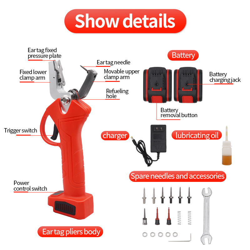 Electric Ear Tag Install Tool  - Cattle Ear Tag Applicator recension och pris