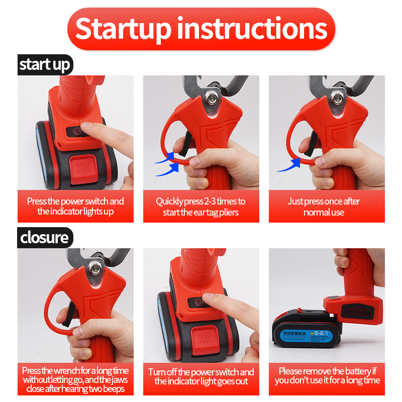 Electric Ear Tag Install Tool  - Cattle Ear Tag Applicator recension och pris