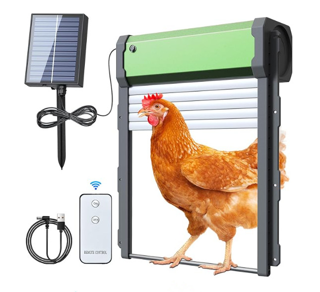 Automatic Chicken Coop Door So - Automatic Chicken Door Opener Solar recension och pris